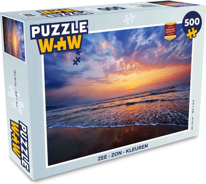 Puzzel Zee - Zon - Kleuren - Legpuzzel - Puzzel 500 stukjes